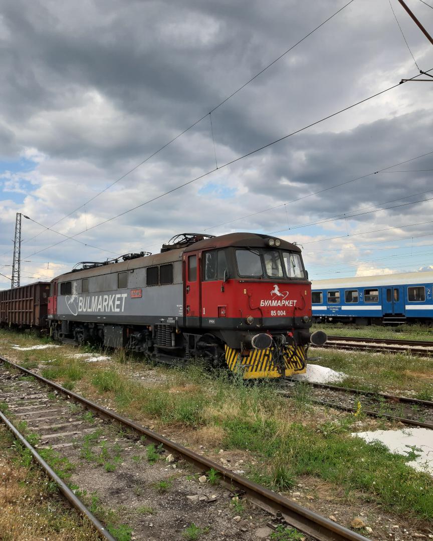 Yassen Kushev on Train Siding: Bulmarket - british locomotive class 86 "Novelty" on Iliyantsi station on the outskirts of Sofia