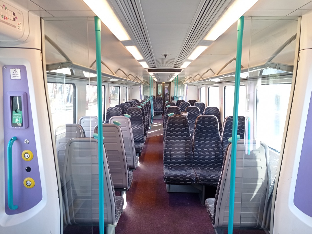 Daniel on Train Siding: Something a bit different, the interior of the front car of an EMR Class 360 during night and day. This will all be changed during...