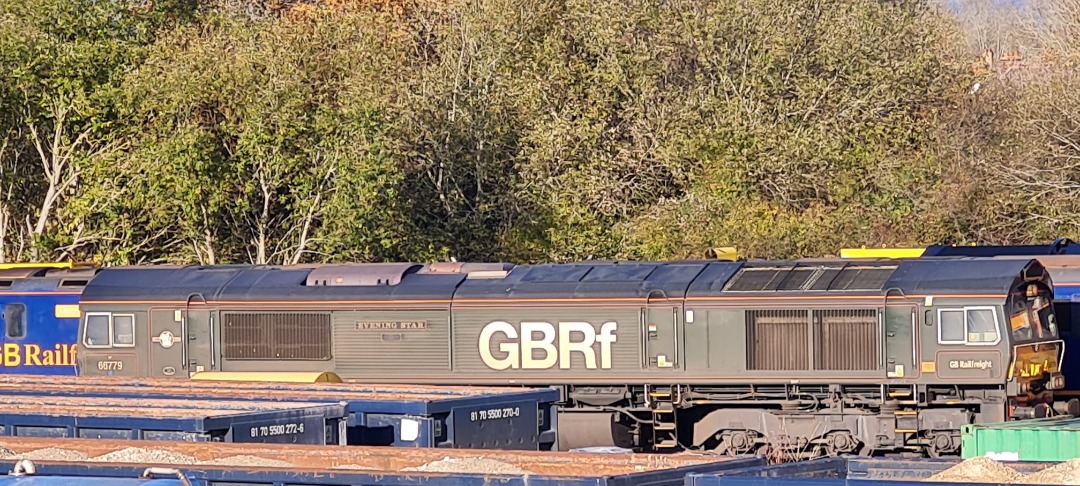 andrew1308 on Train Siding: Took a trip to Tonbridge West Yard today with my boy and this is what was there.. We have 66779, 66794, 69001, 69002 and in the
distance 69003