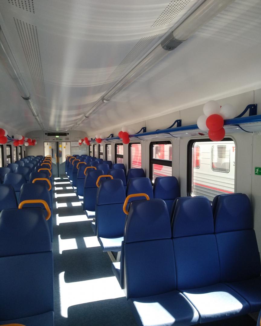myaroslav on Train Siding: Photos from the introduction of a new commuter service direction in Novosibirsk feachering the currently produced EP2D EMU.