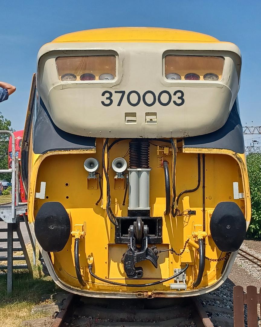 Trainnut on Train Siding: #photo #train #electric #diesel #depot some more photos of the locos and the APT with its nose cone open #Railriders