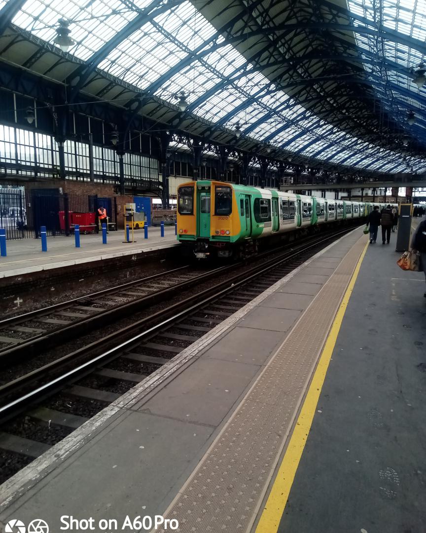 Jack Bradley on Train Siding: Here's a Southern Class 313 at Brighton Catch Them Whilst You Can Before They Are Withdrawn