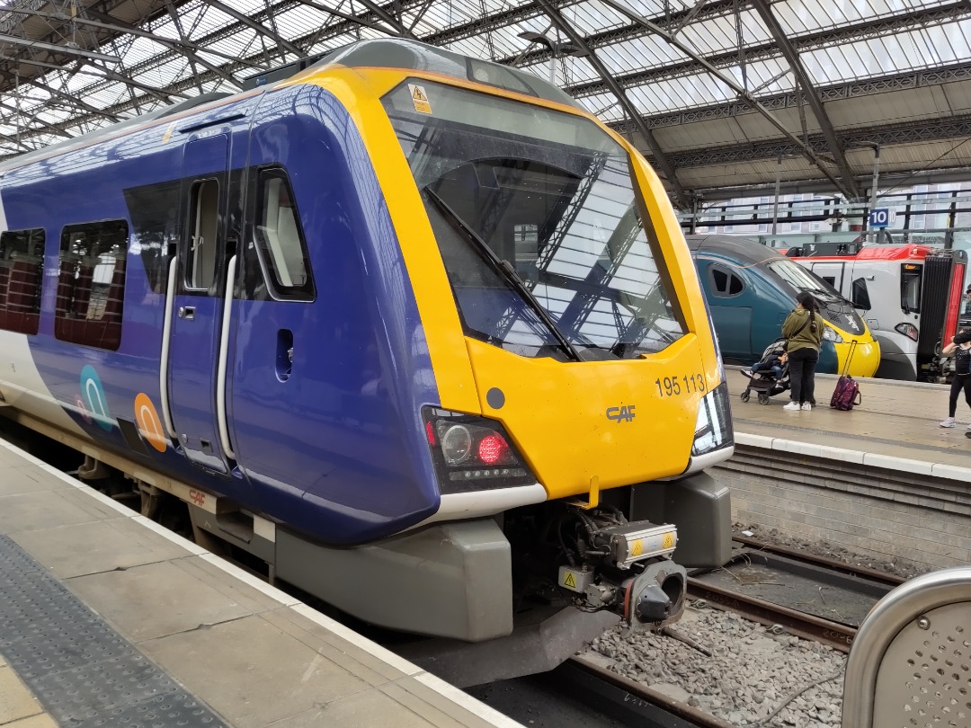 Arthur de Vries on Train Siding: The Northern train that brought me from this Liverpool Lime Street station to West Allerton station this morning.