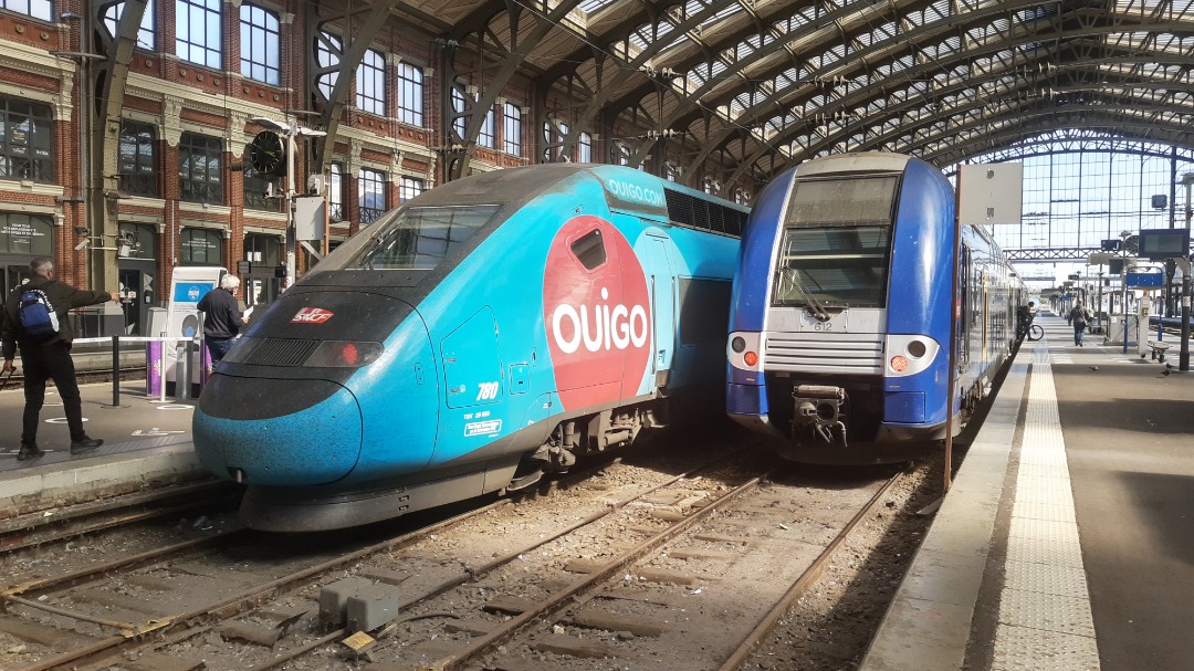 Arthur de Vries on Train Siding: After arrival in Lille-Flandres station in France, I had the opportunity to photograph these TER, Ouigo and TGV InOui trains.