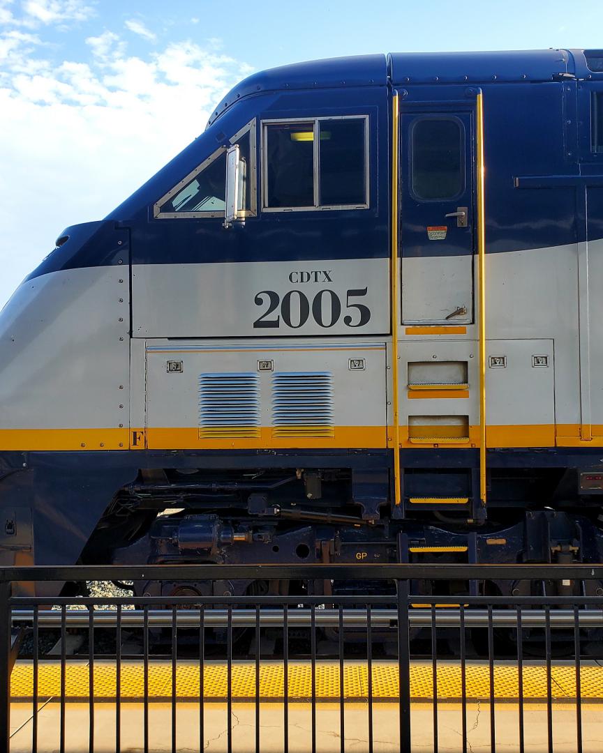 Stanswitek on Train Siding: Amtrak's F59PHI #2005, which was my chariot to the Berkeley, CA station (BKY) On July 30th, 2022