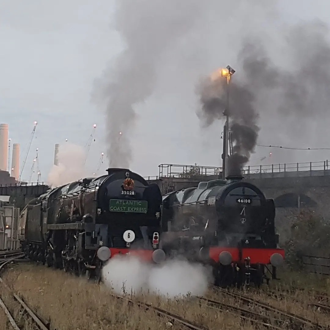 andrew1308 on Train Siding: My first ever support crew trip with 46100.. We did the Pullman and 35028 Clan Line did the ACE back in 2017. Here we are today 18th
March...