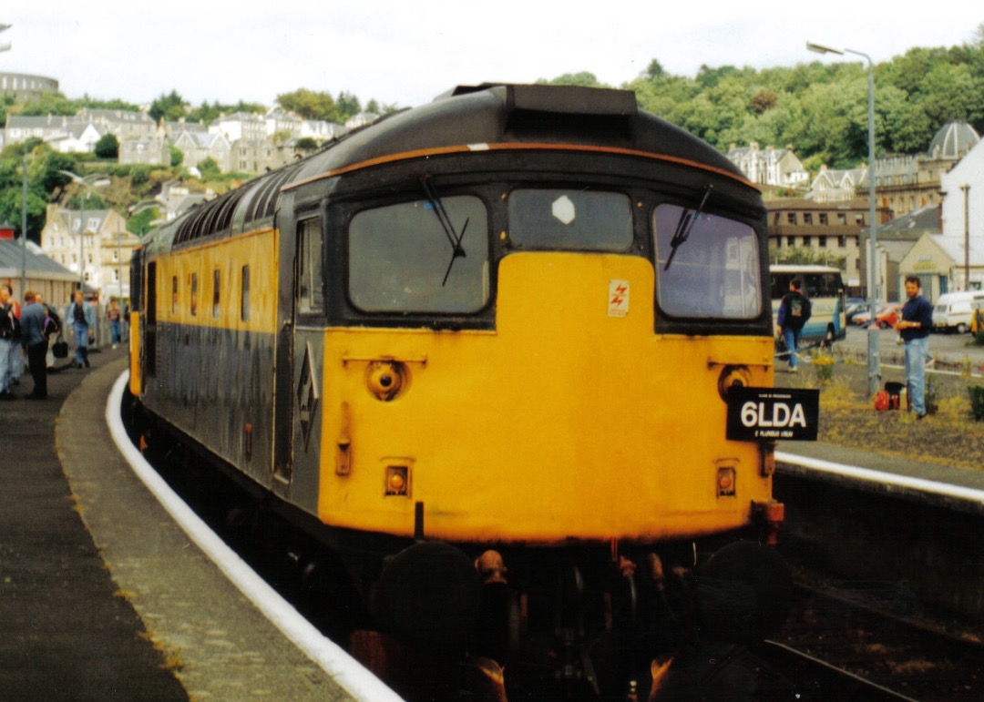 Ian Gaynor-Kirk on Train Siding: 26026 + 26025 at Oban with the return leg of an Edinburgh - Obama adex. Despite being freshly painted 26025 was not well, and
this...