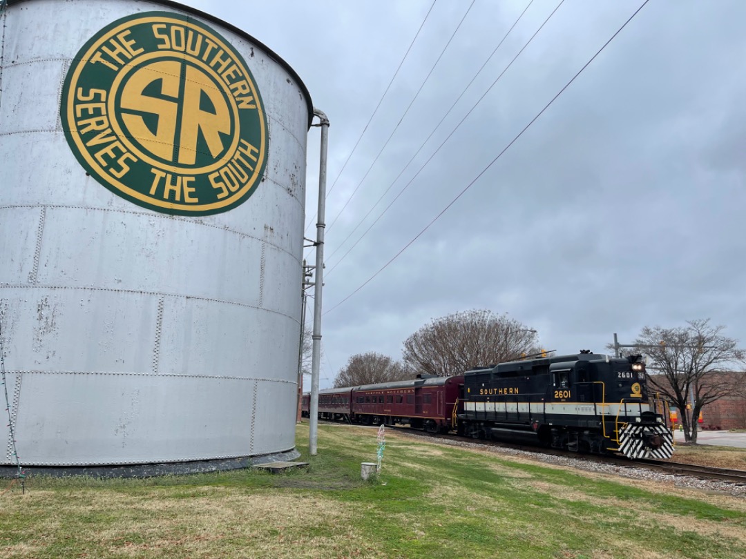 Christopher Jones on Train Siding: Southern still serves the south at Spencer, NC. Here NCTMs GP30 transports passengers around the old Spencer yard, once a
booming...