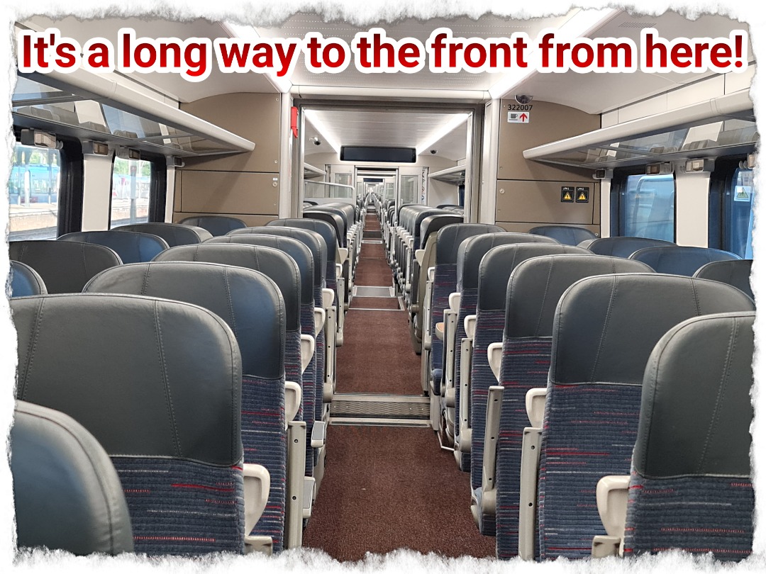 Chris van Veen on Train Siding: Interior of a Suburban-style Class 745 (leased to Greater Anglia) at Norwich, UK, on an InterCity working to London last week.
Taken...