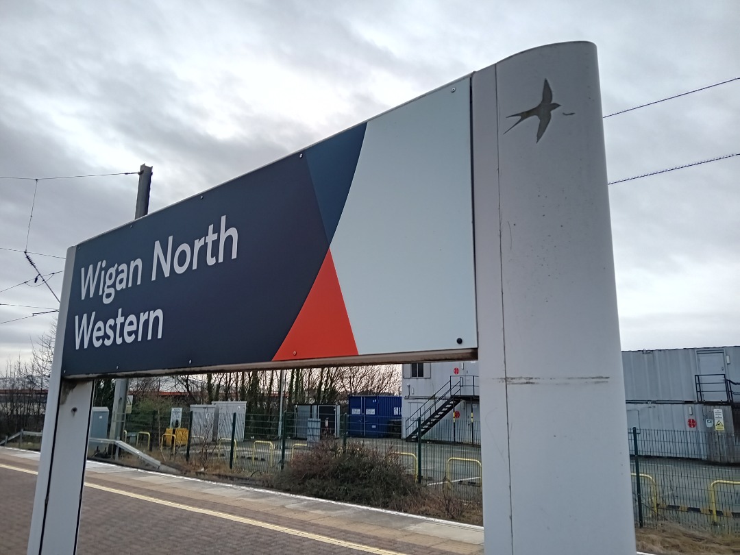 Manchester Trains on Train Siding: Anyone like a bit of history? Well I found a old intercity logo on the Wigan North Western sign, probably seen it before but
for...