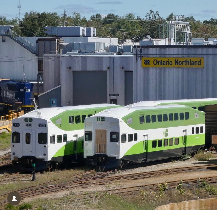 Canadian Modeler on Train Siding: Series 2 GO transit cab cars 200-214 being refurbished for service later this year. These cab cars will be replacing the
Series 8 cab...