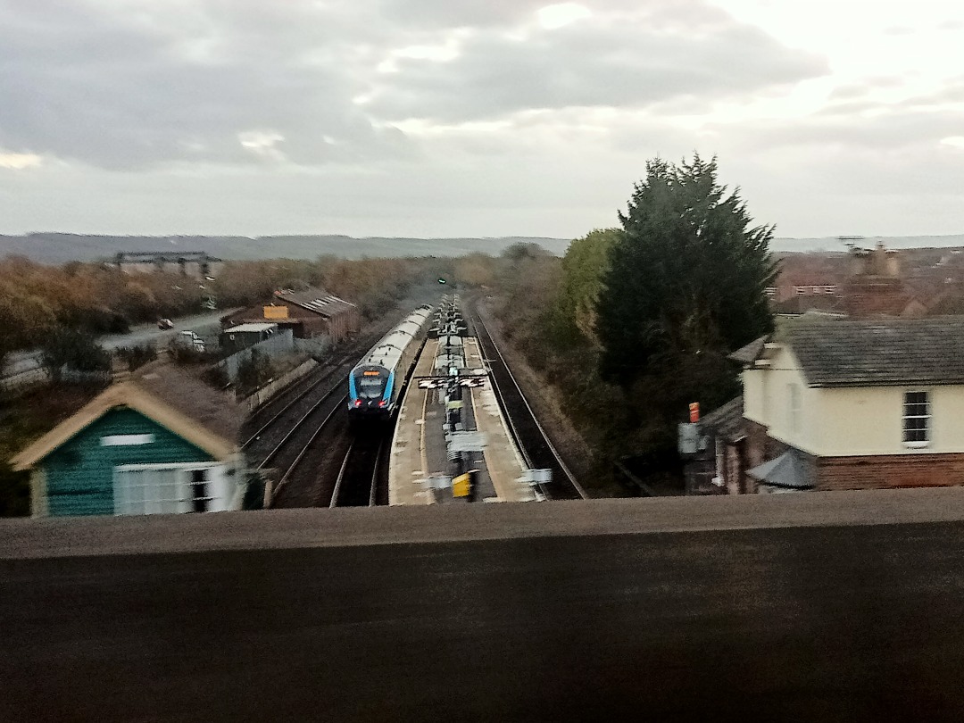 LucasTrains on Train Siding: Class 68, IF72, running from Scarborough to Manchester Victoria departing platform 1 at Seamer.