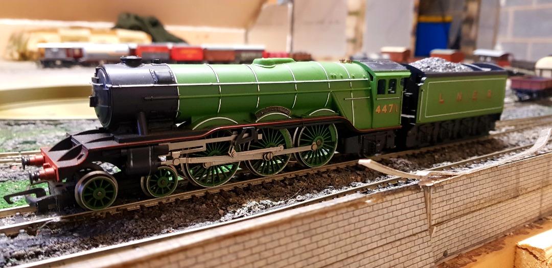 Wits Main & Branchline on Train Siding: Gresley A3 Class No. 4471 'Sir Frederick Banbury'. First rolled out of the factory in 1922, 4471 entered
service being one of...