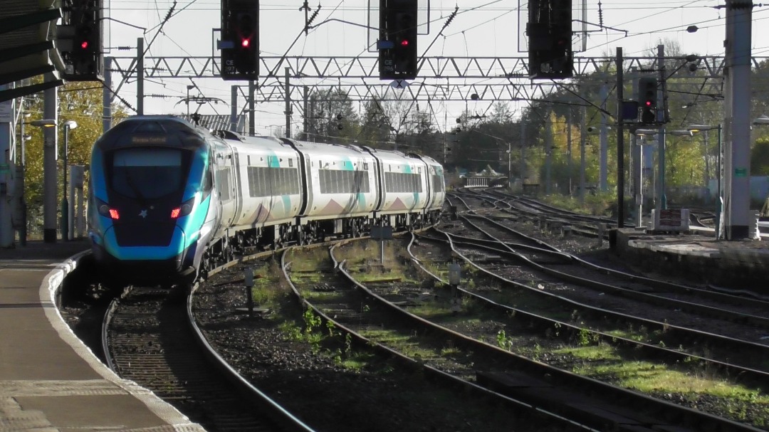 N Hirst Photography on Train Siding: Transpennine Express 397 010 seen departing Carlise on a southbound service from Glasgow Central to Liverpool Lime Street
despite...