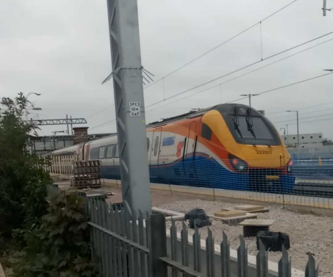 Daniel on Train Siding: Here we see 222011 and 43046 at Wellingborough station, not the best quality i know but for my first time train spotting id say
they're pretty...