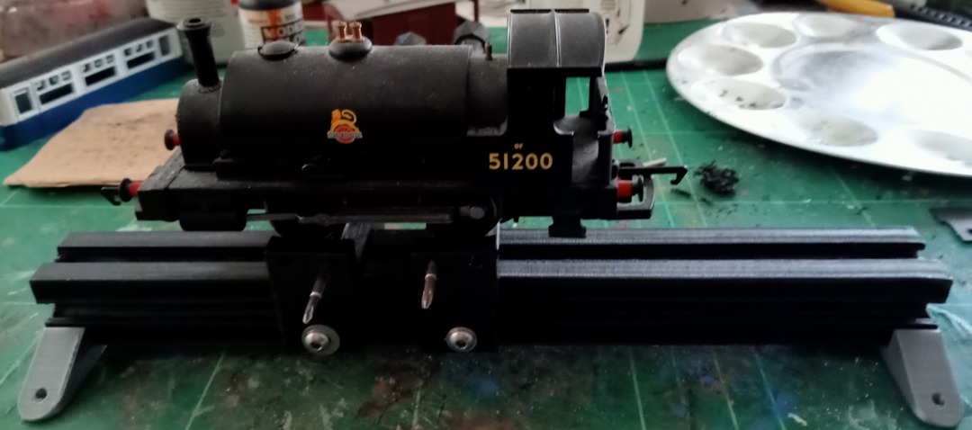 Larnswick UK on Train Siding: Todays 3D printing project a locomotive rolling road, just waiting for the bearings to be delivered later today and away we go!