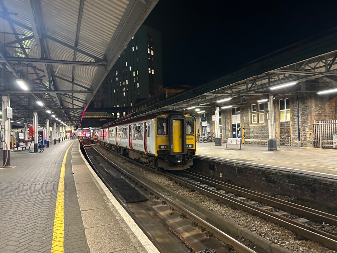 Iain Alba on Train Siding: It's Friday night and the last few trains are departing from Swansea. The 150280 is waiting to couple with the 153333 and the
800003 heads...