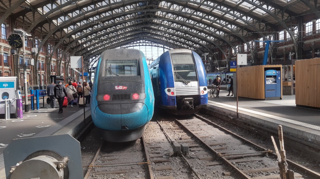 Arthur de Vries on Train Siding: After arrival in Lille-Flandres station in France, I had the opportunity to photograph these TER, Ouigo and TGV InOui trains.