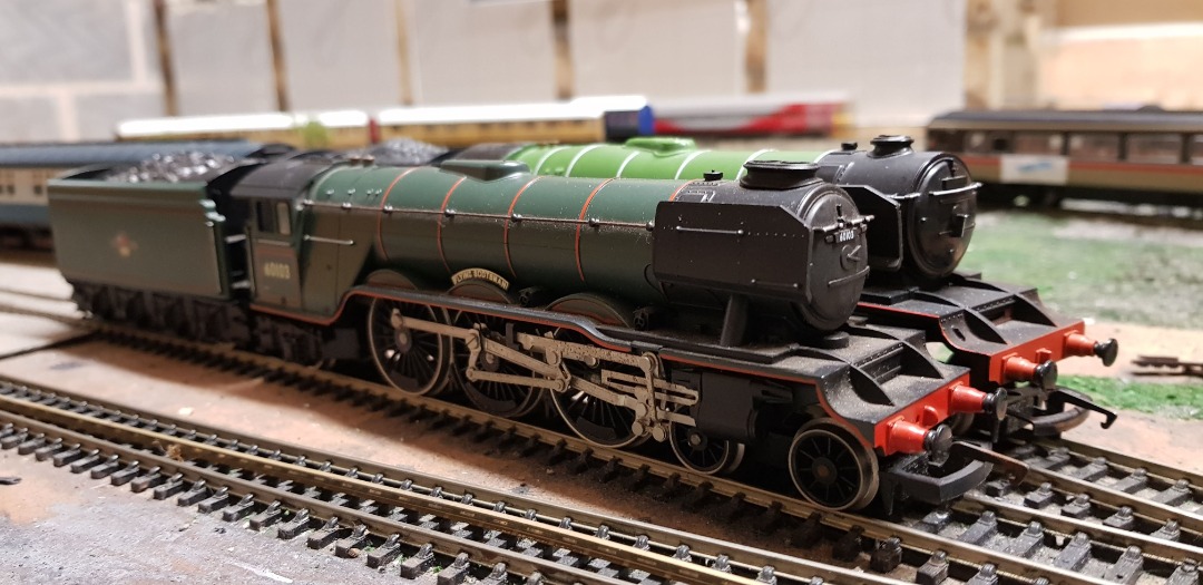 Wits Main & Branchline on Train Siding: Here, both of my (and the only surviving in my model world) A3s meetup! A3 No. 4771 'Sir Frederick
Banbury' and A3 No. 60103...