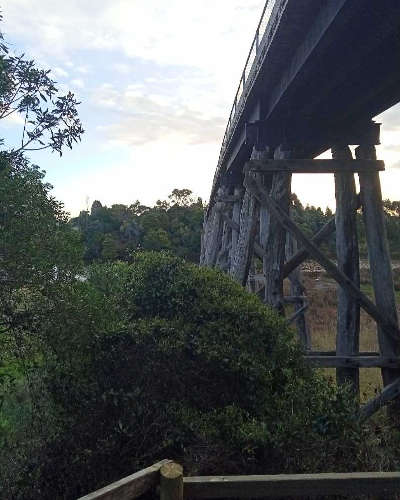 Ethans Transport Vlogs on Train Siding: Some photos of the brigde taken from the bridge loop at Nicholson on the East Gippsland Rail Trail after recording a
YouTube...