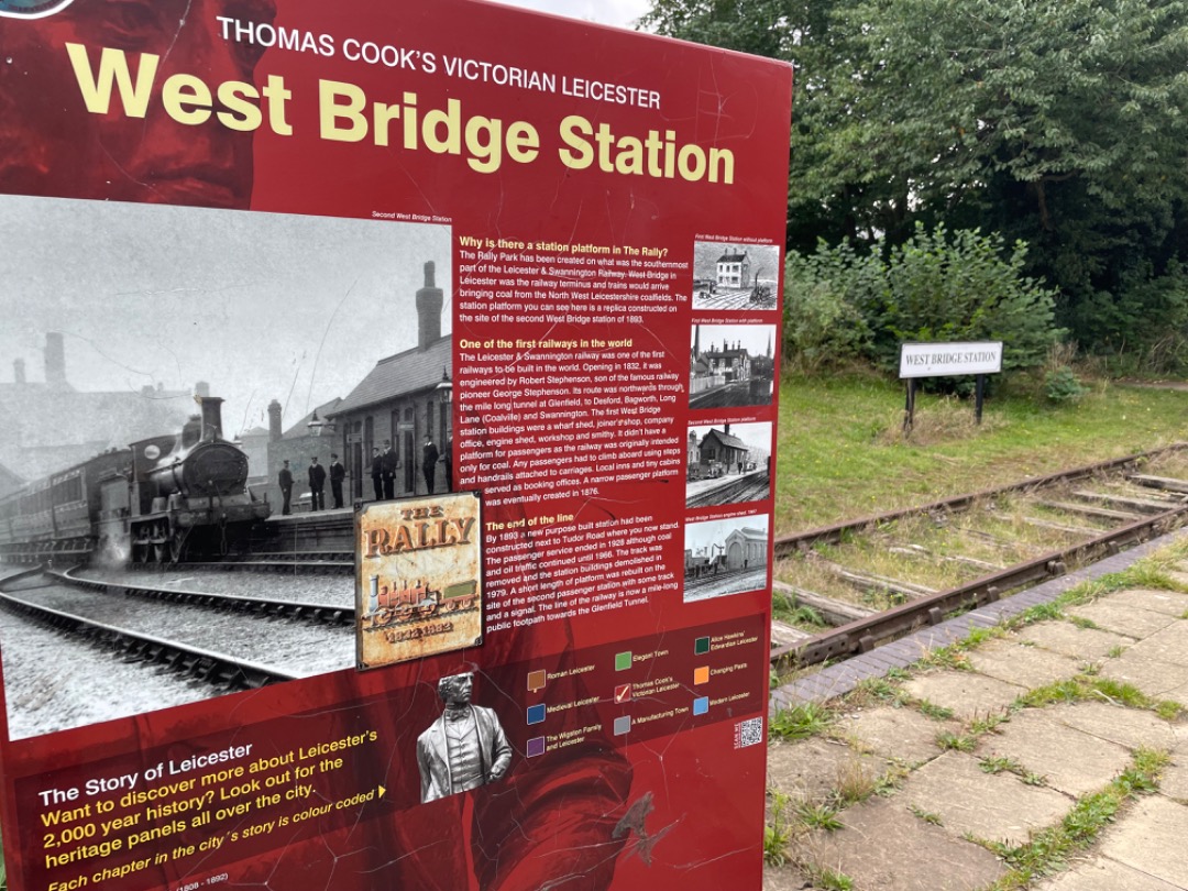 Andrea Worringer on Train Siding: The sight of the old West Bridge Station which was the terminus of the Leicester and Swannington railway.
