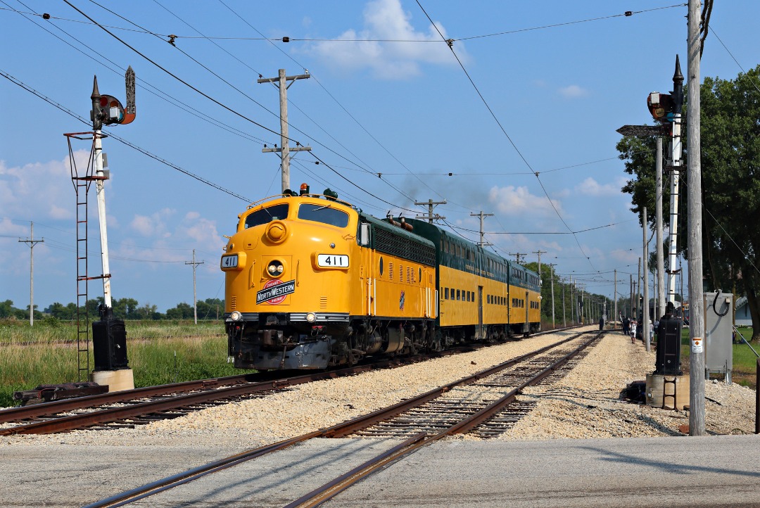 Train Siding on Train Siding: Illinois Railway Museum's Diesel Days is always a good time to see some of the museums less frequently operated diesel
locomotives.