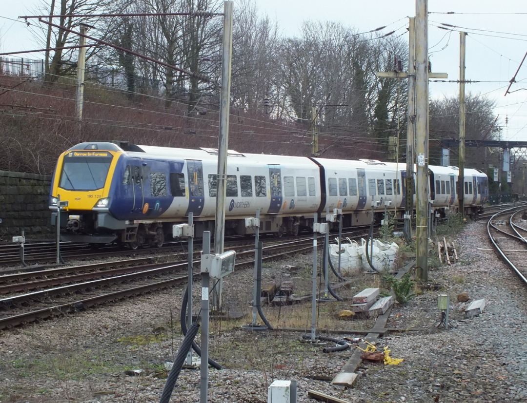 Whistlestopper on Train Siding: A selection of photos of Northern class 195/1s at Preston on Tuesday 13th February 2024...