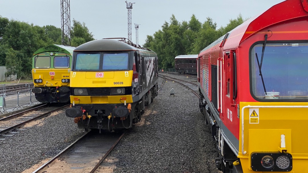 Adam Dunlop on Train Siding: Pics from the DB Cargo UK Toton TMD private open day. Will post a full video on YouTube from today on Thursday the 23 of June.