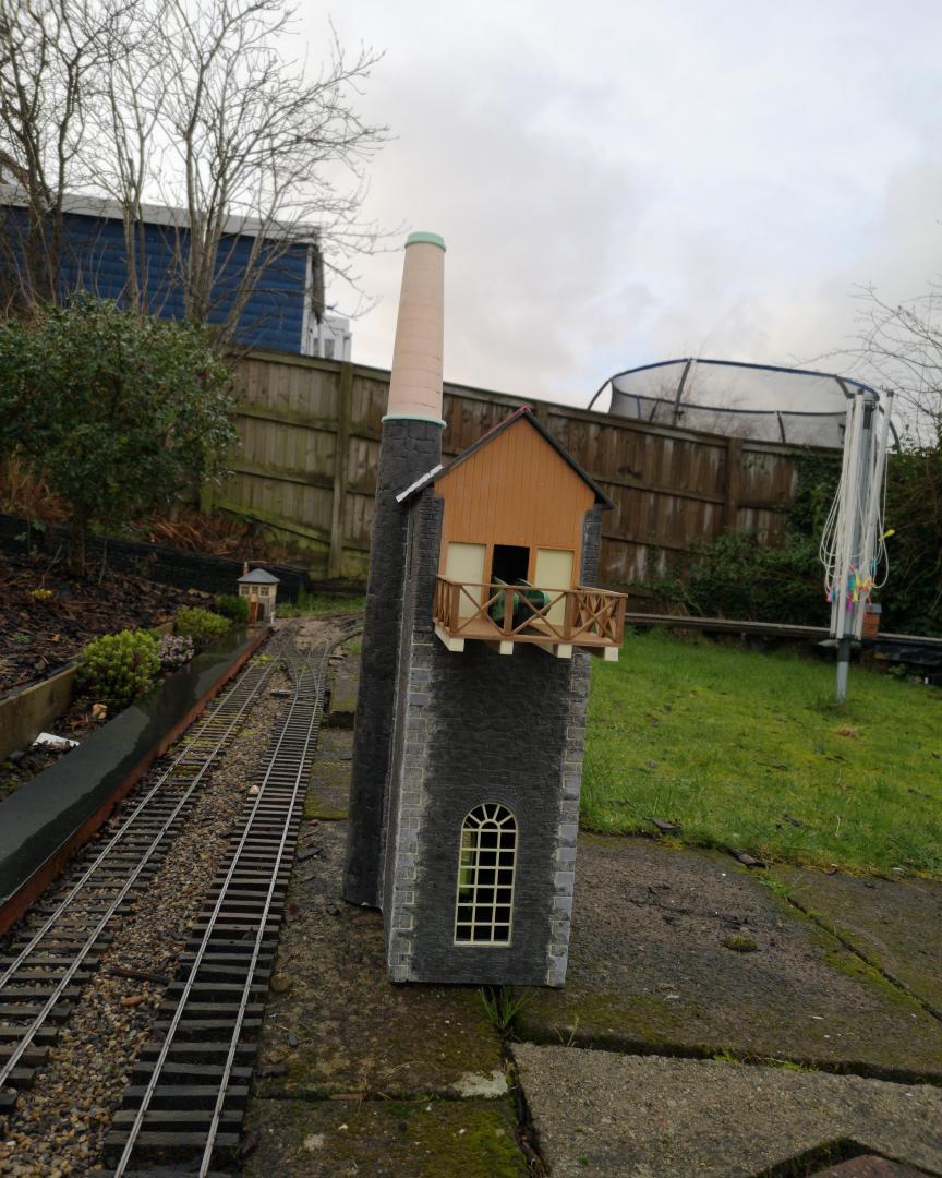 Edward Williams on Train Siding: Working on a Cornish engine house, made from resin, i make the masters for molding myself, this one is 1/19 scale