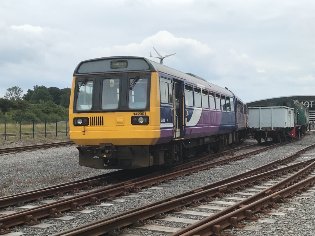Tyne and Wear Trainspotter on Train Siding: Retired Class 142 'Pacer' at Shildon Locomotion Museum. It now runs back and forth on the heritage line on
specific days.