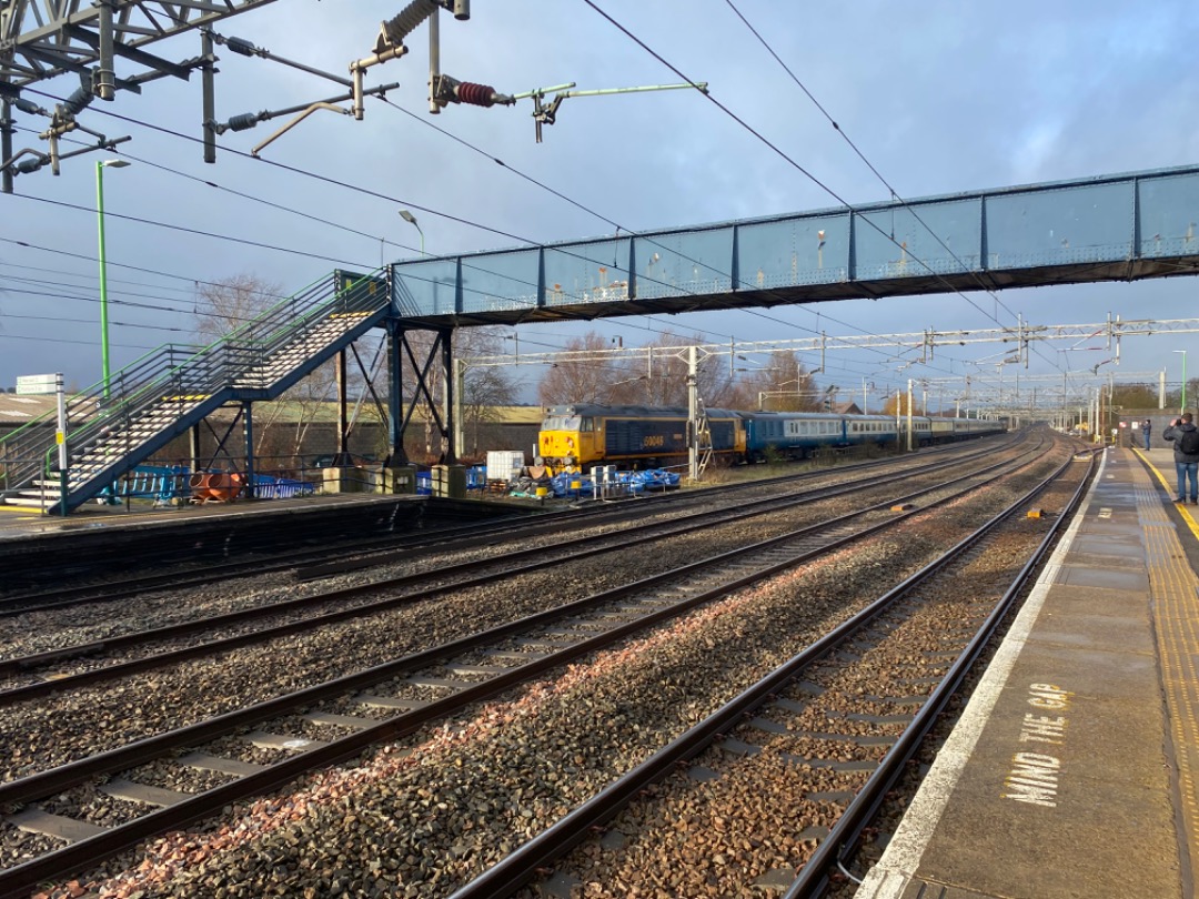 Sam Worrall on Train Siding: Half an hour or so at Rugeley Trent-Valley to see 50034 'Furious' and 50049 'Defiance' go through on a railtour
from London Euston to...