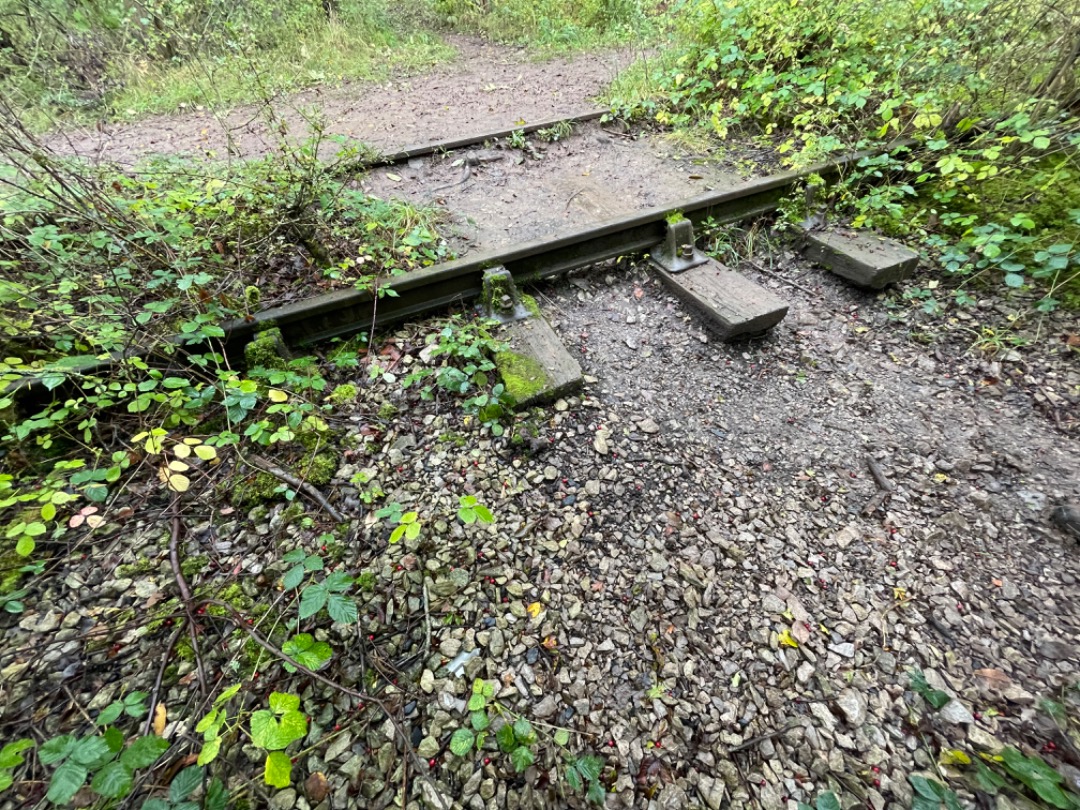 Andrea Worringer on Train Siding: Today I walked along the old railway line to Cotgrave Colliery and found some old track and relics along the way