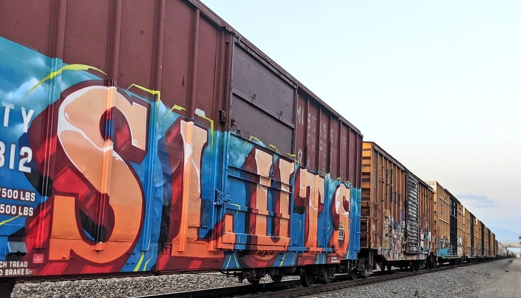 Waylanders Wandering on Train Siding: This odd graffiti phenomenon has been popping up on freight wagons across the US for a while now and for the life if me I
can't...