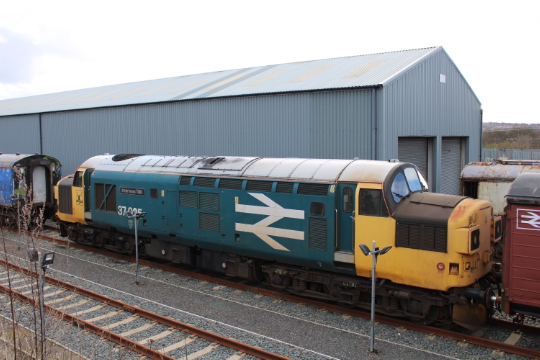 LNER Train Fan on Train Siding: 37025 "Inverness TMD" is seen sat in Barrow Hill Depot anyone know what is going to happen to it? And will it ever
return to mainline...