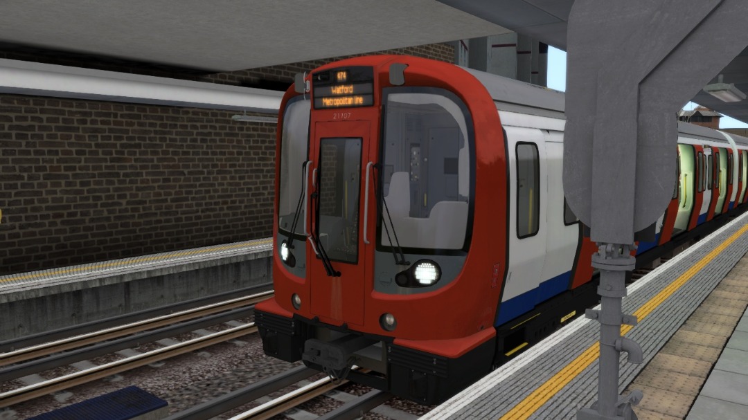 MKDSFan /XxDubStepLuigi on Train Siding: #simulator Taken in "2010" this S8 stock stands at Harrow-on-the-Hill ready for the return to Watford on
passenger test