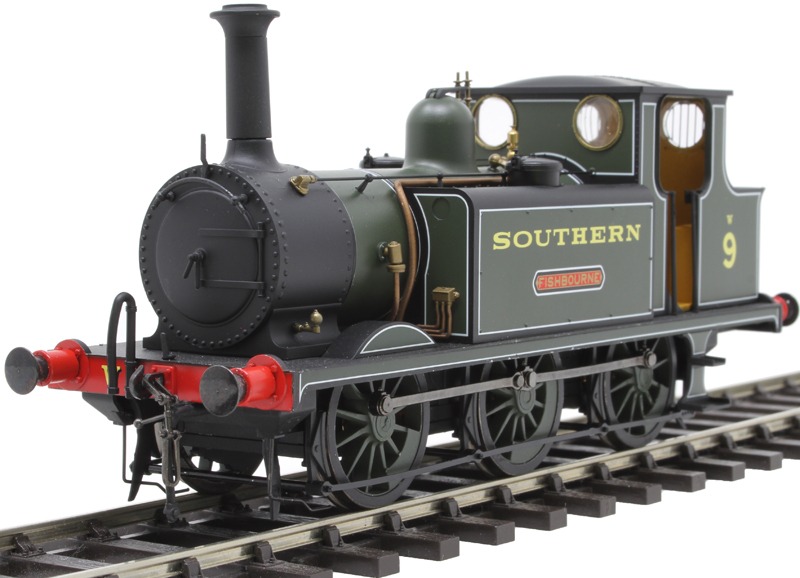 Steam Crazy on Train Siding: After some scrolling down I found these. A Stroudley Terrier "Fishbourne" for £50 and two bogie coaches for
£10 each! I've ordered them...