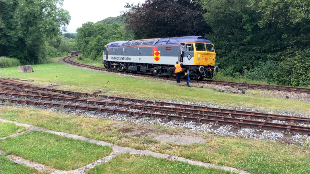 Martin Lewis on Train Siding: I've had a good few hours seeing and riding "The Sapper", getting to go into the cab and being allowed to cross the
line to take pics at...