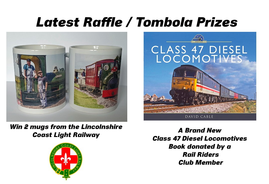 Rail Riders on Train Siding: Some more prizes for our Rail Riders Railway Show at the Crewe Heritage Centre on the 10th & 11th June.