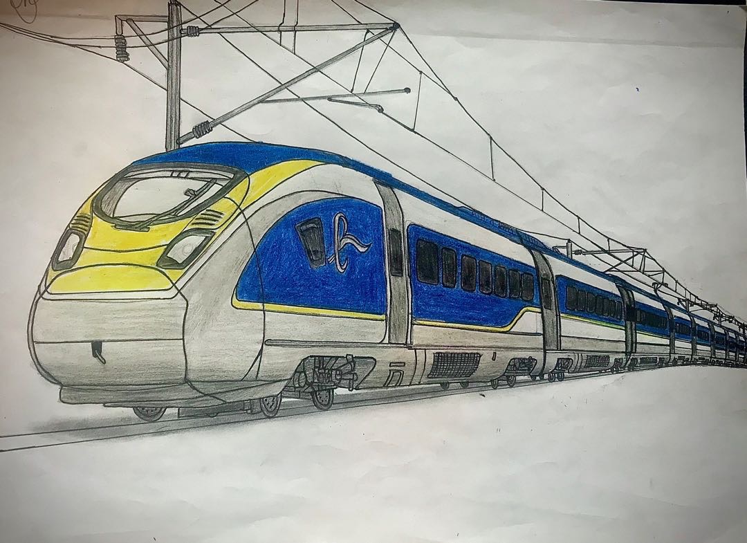 Eurostar_E320Drawings on Train Siding: Before and after my improvements on the class 374 'velaro'. #traindrawings #eurostar #highspeedtrains
#traindrawaday