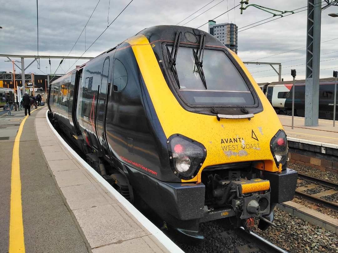Chris Pindar on Train Siding: Some Voyagers at Wolverhampton during last night's almighty traffic jam caused by people fighting on a train at Birmingham
New Street....