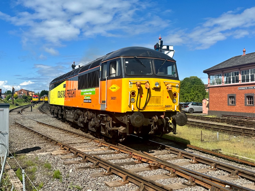 Michael Gates on Train Siding: Class 56 56051 “Survival’’ Severn Valley Railway Spring Diesel Festival 19th May 2023.