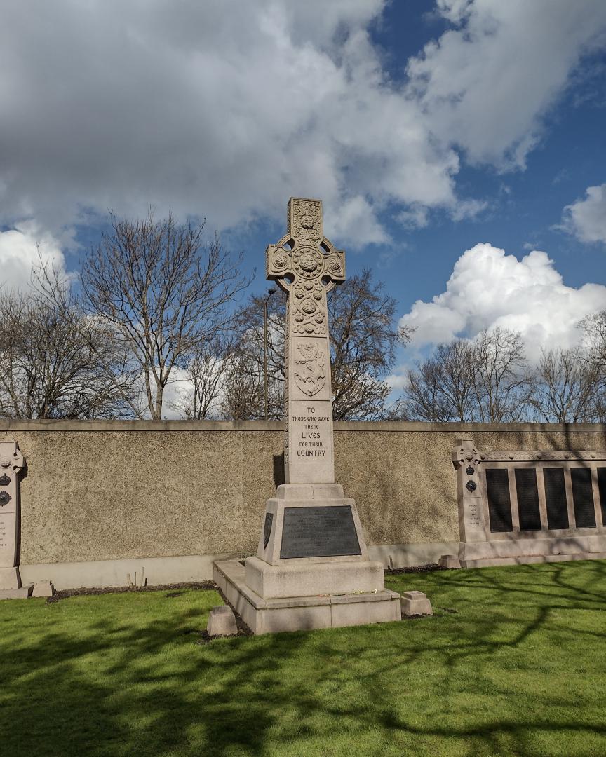 Hardley Distant on Train Siding: In a quiet corner of a busting City lies this Memorial to the 200+ Soldiers of the 1/7th Battalion the Royal Scots who perished
at...