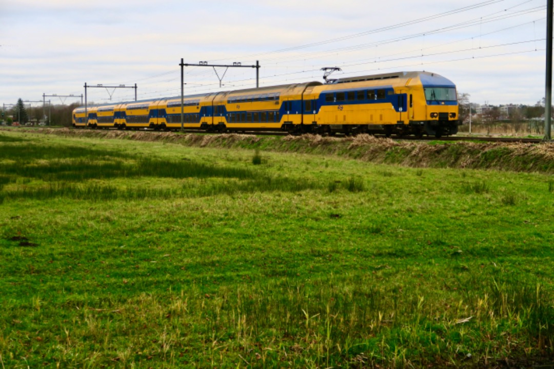 Arnout Uittenbroek on Train Siding: DDZ6 is weer in dienst. Hier vandaag bij Leyduin onderweg van Amsterdam CS naar Den Haag CS.