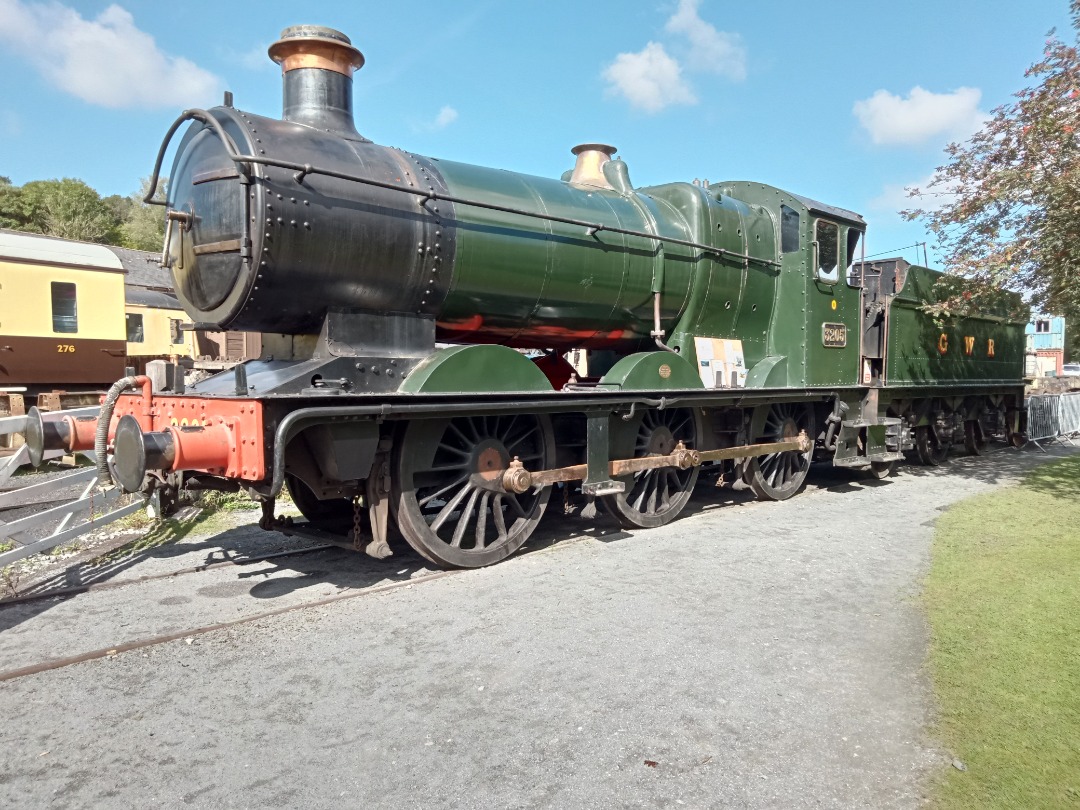 Larnswick UK on Train Siding: At Buckfastleigh currently awaiting heavy restoration 3205 was built by the Great Western Railway at Swindon Works in 1946 and is
the...