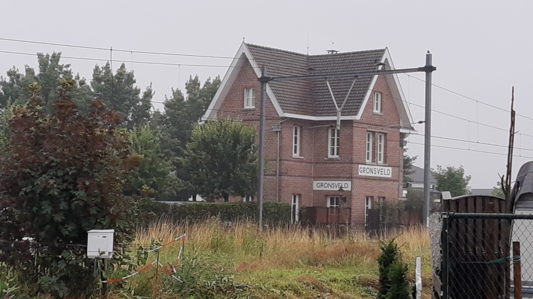 Arthur de Vries on Train Siding: The disused station building of Gronsveld near Maastricht. This station on the line between Maastricht in the Netherlands and
Liège...