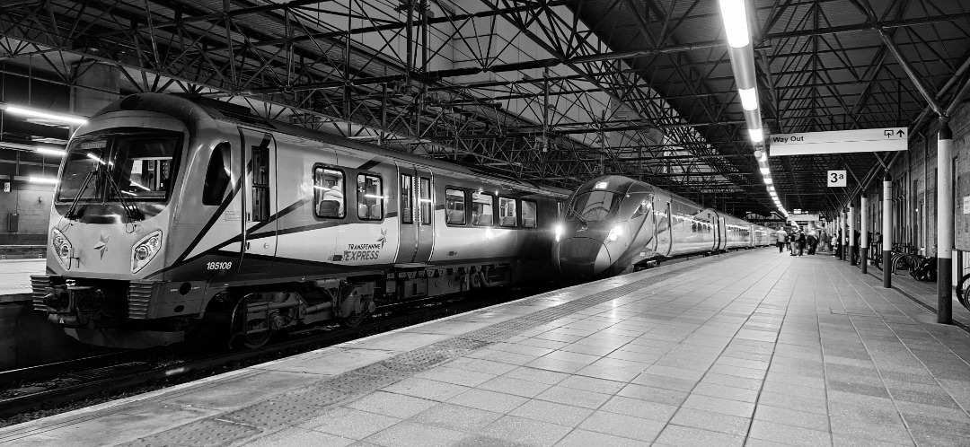 Guard_Amos on Train Siding: Today's black and white helping comes from Headbolt Lane, Manchester Victoria and Bolton (13th February 2024)