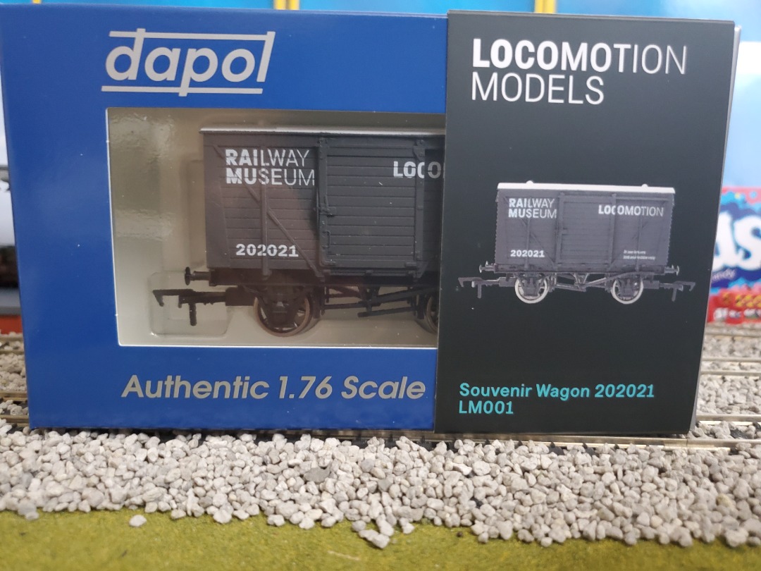 M. on Train Siding: Delighted to have one of 250 exclusive wagons from the National Railway Museum in my collection. #modelrailway #00gauge #rollingstock