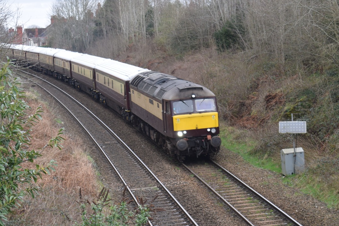 Hardley Distant on Train Siding: CURRENT: 57601 ‘Windsor Castle (Front - 1st Photo) and 57601 ‘Scarborough Castle’ (Rear - 2nd Photo) approach
Ruabon Station...