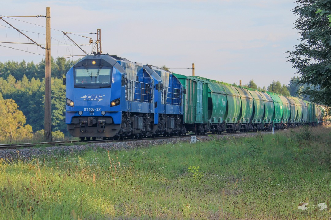 Adam L. 🇺🇦 on Train Siding: An LHS Mixed freight lead by two ST40 Class Diesel's with the "European Year of Rail 2021" unit in charge, head
west as the train is...