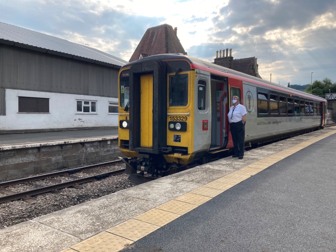 Arthur on Train Siding: Transport for Wales's class 153s run on the Heart of Wales line and are normally just 1 car long! However, they're pretty
modern inside and...